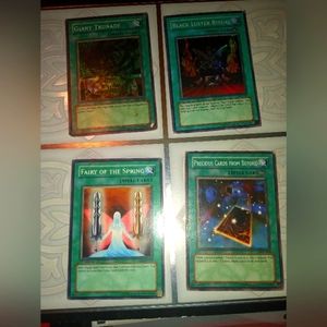 Set of 4 yugioh cards